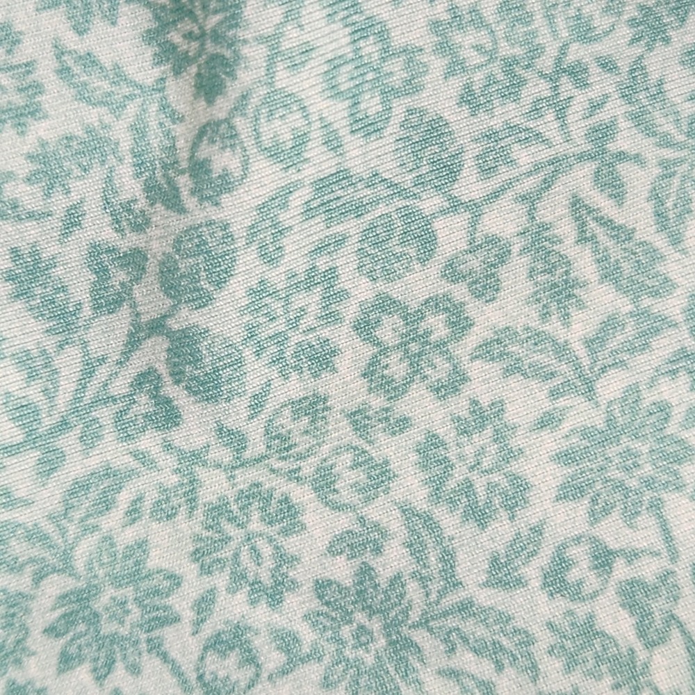 Hickey Freeman Golf Mens Teal Floral‎ Print Performance Polo Shirt Size Large L - Picture 5 of 9